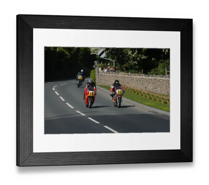 Framed Print : Jamie Coward (Honda, 18), Steve Ferguson (Drixton Honda) 2010 pre Classic TT Framed Print : Jamie Coward (Honda, 18), Steve Ferguson (Drixton Honda) 2010 pre Classic TT