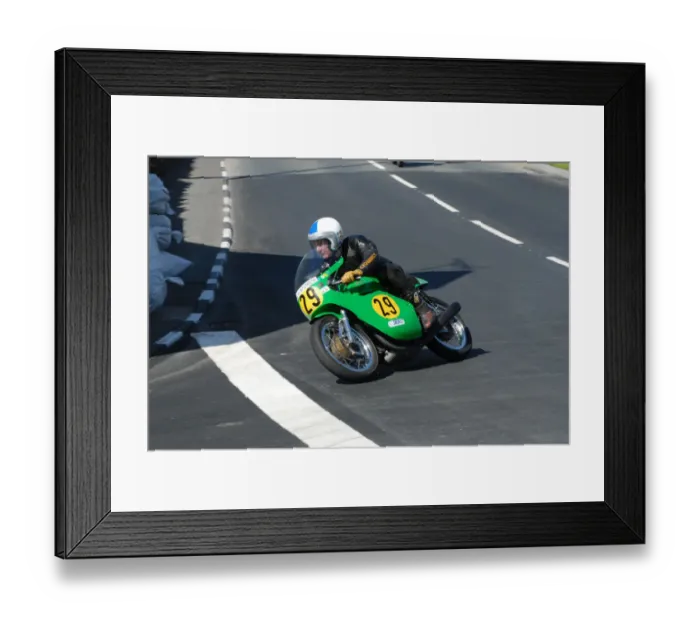 Framed Print : Mick Moreton (Paton) 2010 pre Classic TT Framed Print : Mick Moreton (Paton) 2010 pre Classic TT
