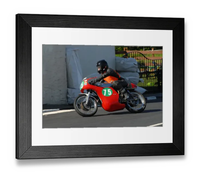 Framed Print : Bob Millinship (Caffrey Ducati) 2010 pre Classic TT Framed Print : Bob Millinship (Caffrey Ducati) 2010 pre Classic TT