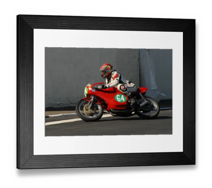 Framed Print : Terry Kermode (Yamaha) 2010 pre Classic TT Framed Print : Terry Kermode (Yamaha) 2010 pre Classic TT