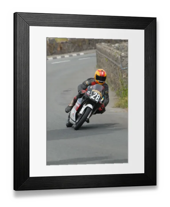 Framed Print : Nigel Moore (Honda) 2009 Southern 100