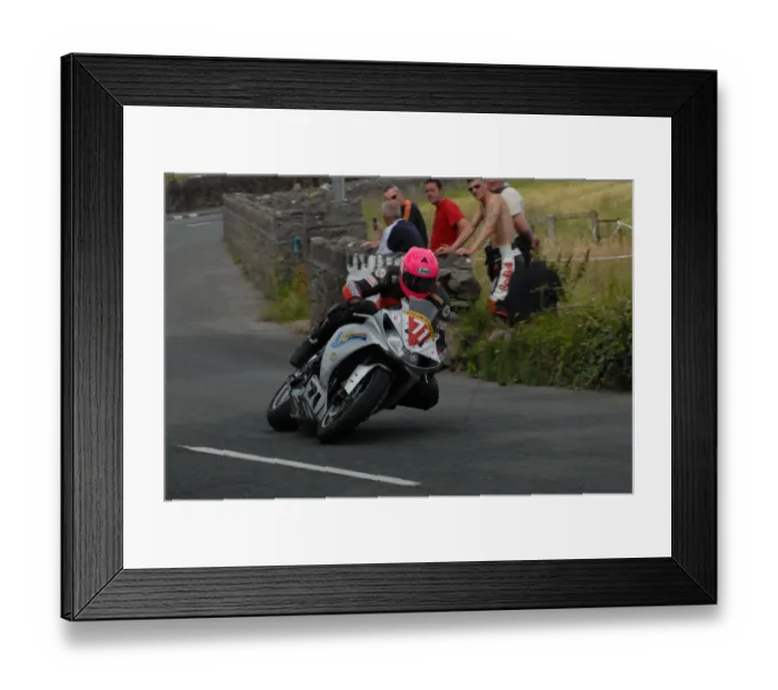 Framed Print : Davy Morgan (Yamaha) 2009 Southern 100