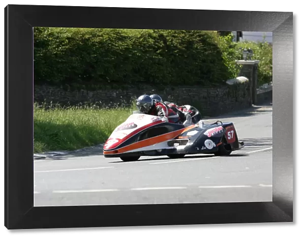 David Hirst & Paul Lowther (Shelbourne Honda) 2008 Sidecar TT