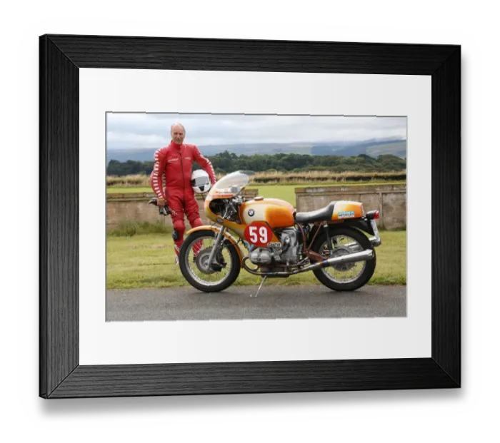 Framed Print : Helmut Dahne (BMW) 2016 Jurby Day Framed Print : Helmut Dahne (BMW) 2016 Jurby Day