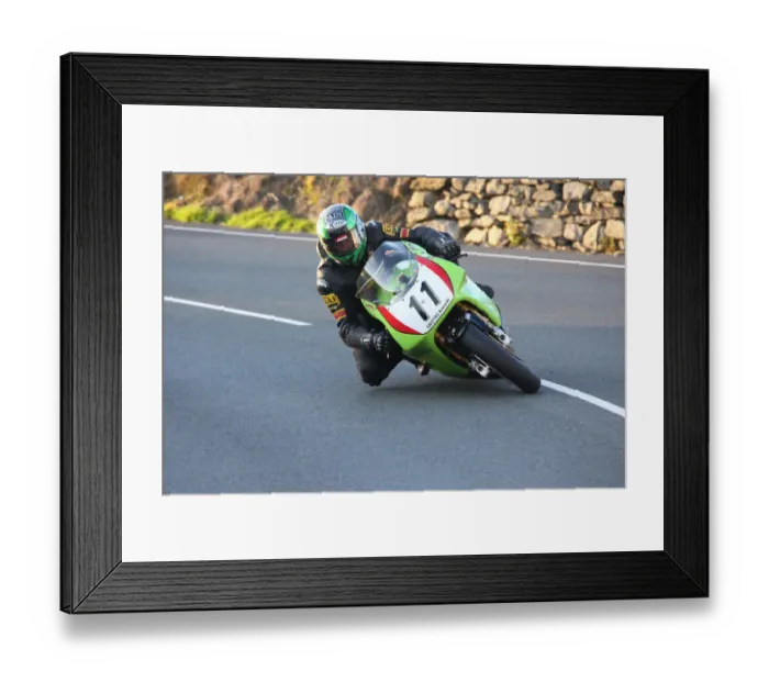 Framed Print : Horst Saiger (Kawasaki) 2015 Superbike Classic TT Framed Print : Horst Saiger (Kawasaki) 2015 Superbike Classic TT