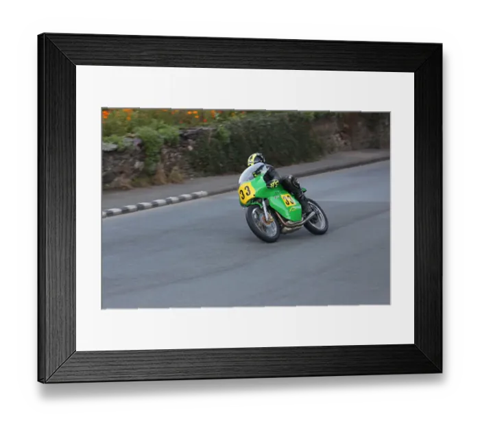 Framed Print : Dave Matravers (Paton) 2016 Senior Classic TT Framed Print : Dave Matravers (Paton) 2016 Senior Classic TT