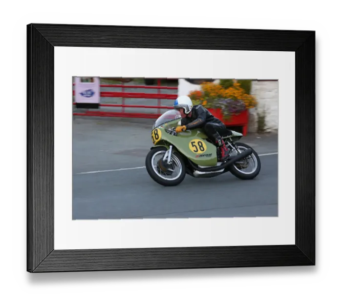 Framed Print : Mick Moreton (Paton) 2016 Senior Classic TT Framed Print : Mick Moreton (Paton) 2016 Senior Classic TT