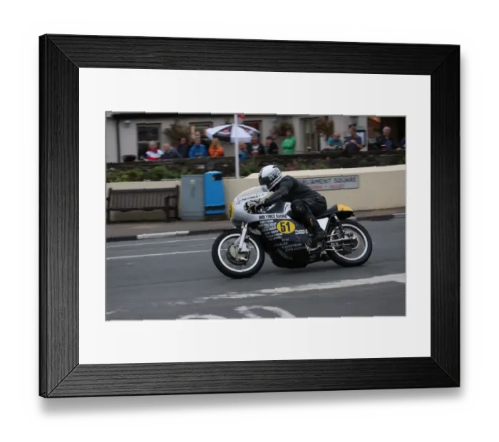Framed Print : Richard Lambourne (Norton) 2016 Senior Classic TT Framed Print : Richard Lambourne (Norton) 2016 Senior Classic TT