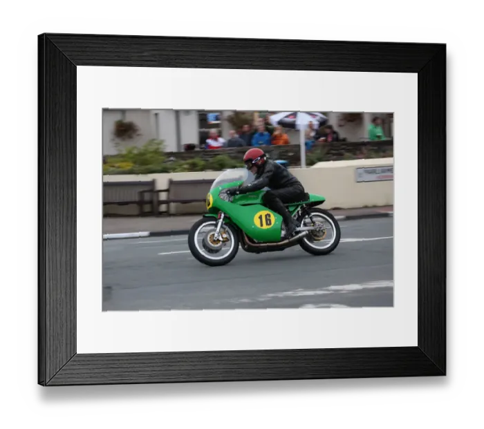 Framed Print : Bill Swallow (Paton) 2016 Senior Classic TT Framed Print : Bill Swallow (Paton) 2016 Senior Classic TT