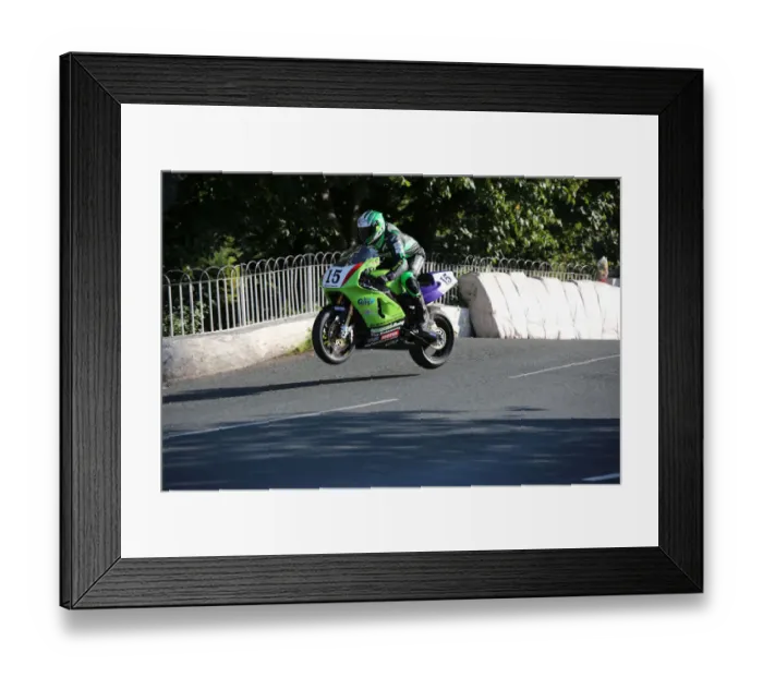 Framed Print : Horst Saiger (Kawasaki) 2015 Formula 1 Classic TT Framed Print : Horst Saiger (Kawasaki) 2015 Formula 1 Classic TT