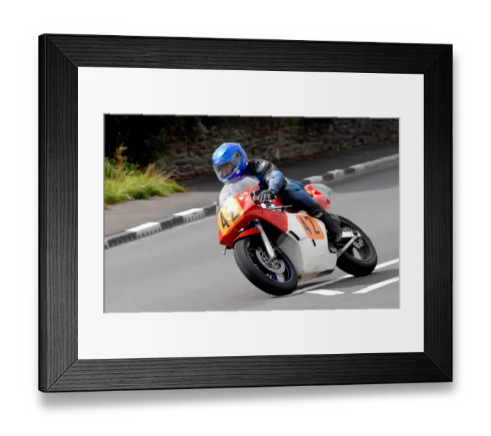 Framed Print : Tony Russell (Yamaha) 2011 Junior Post Classic Classic Manx Grand Prix Framed Print : Tony Russell (Yamaha) 2011 Junior Post Classic Classic Manx Grand Prix