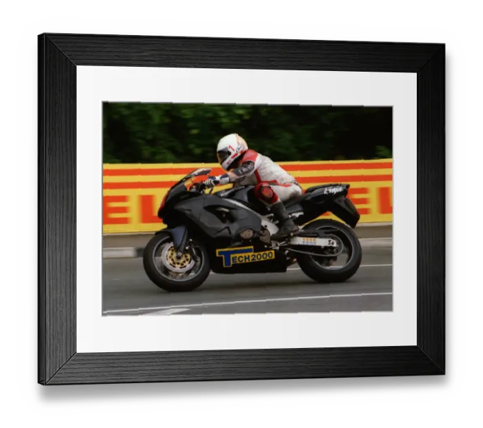 Framed Print : Jerome Van Haeltert (Kawasaki) 1999 Production TT Framed Print : Jerome Van Haeltert (Kawasaki) 1999 Production TT