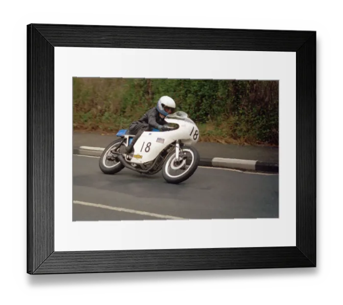 Framed Print : Andy Alexander (Triumph) 1987 Classic Manx Grand Prix Framed Print : Andy Alexander (Triumph) 1987 Classic Manx Grand Prix