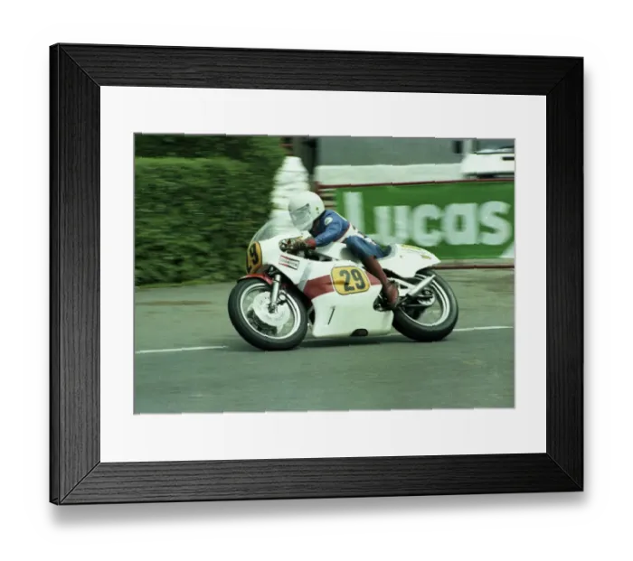 Framed Print : Kenny Harrison (Maxton) 1981 Senior TT Framed Print : Kenny Harrison (Maxton) 1981 Senior TT
