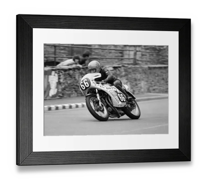 Framed Print : Alan Walsh (Honda) 1977 Formula 3 TT Framed Print : Alan Walsh (Honda) 1977 Formula 3 TT