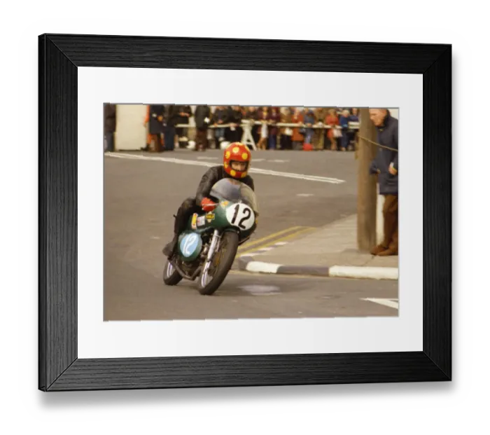 Framed Print : Chris Moorhouse (Aermacchi) 1974 Junior Manx Grand Prix Framed Print : Chris Moorhouse (Aermacchi) 1974 Junior Manx Grand Prix