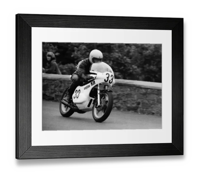 Framed Print : Hans Georg Schone (Yamaha) 1977 Classic TT Framed Print : Hans Georg Schone (Yamaha) 1977 Classic TT