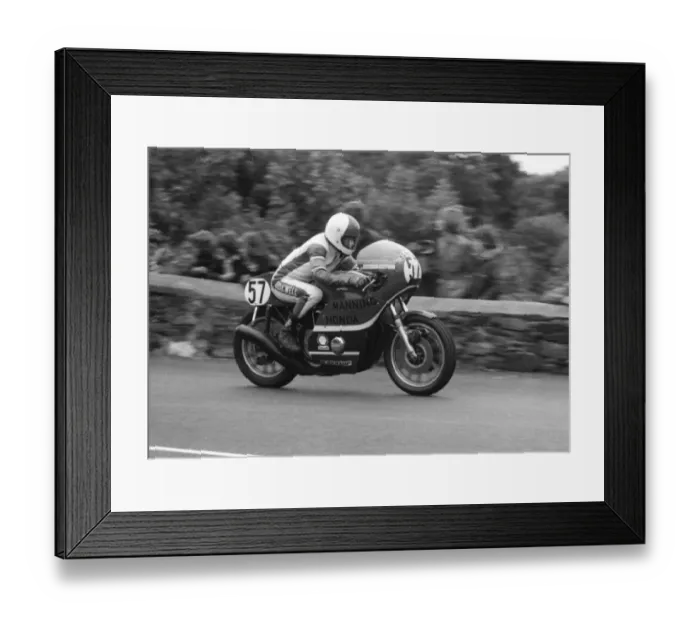 Framed Print : Doug Randall (Honda) 1977 Classic TT Framed Print : Doug Randall (Honda) 1977 Classic TT