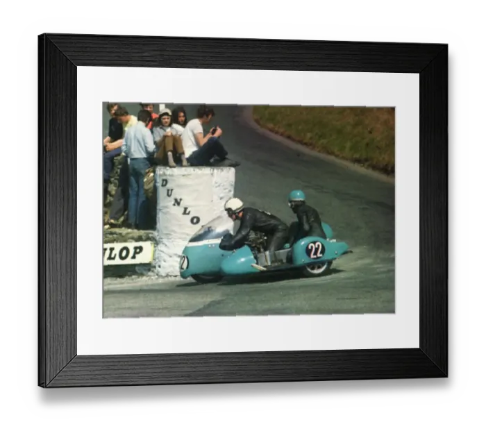 Framed Print : Bill Cooper & D B Argent (WEC) 1969 500 Sidecar TT Framed Print : Bill Cooper & D B Argent (WEC) 1969 500 Sidecar TT