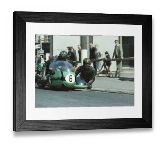 Framed Print : Chris Vincent & Fred Holden (BSA) 1967 Sidecar TT Framed Print : Chris Vincent & Fred Holden (BSA) 1967 Sidecar TT