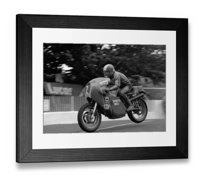 Framed Print : Roger Nicholls (Ducati) 1977 Formula One TT Framed Print : Roger Nicholls (Ducati) 1977 Formula One TT