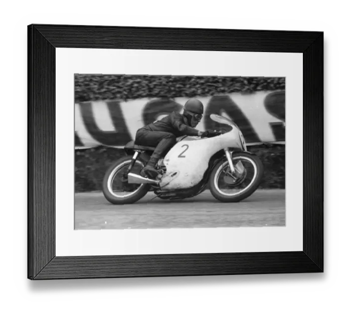 Framed Print : Bruce Daniels (Norton) 1959 Senior Formula One TT Framed Print : Bruce Daniels (Norton) 1959 Senior Formula One TT
