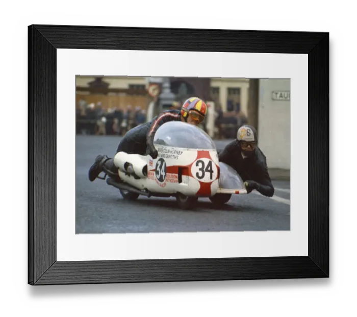Framed Print : Colin Hornby & Mike Griffiths (BMW) 1971 500 Sidecar TT Framed Print : Colin Hornby & Mike Griffiths (BMW) 1971 500 Sidecar TT