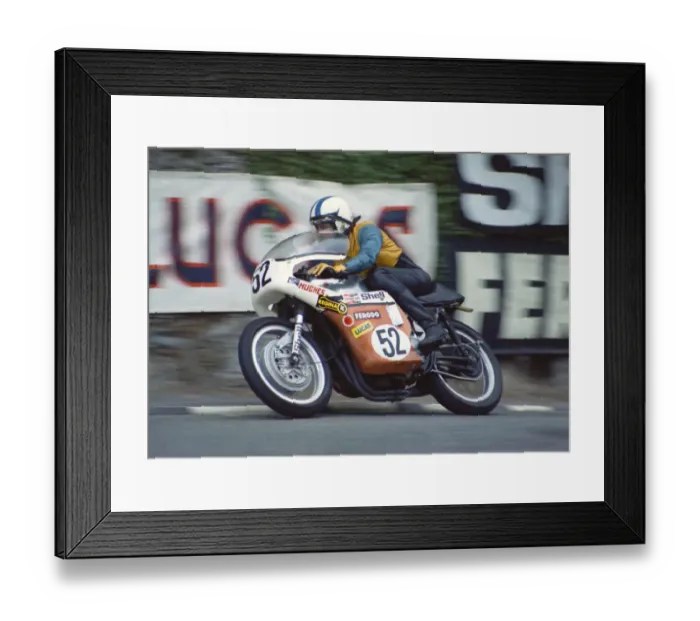 Framed Print : Hugh Evans (Hughes Triumph) 1974 Formula 750 TT Framed Print : Hugh Evans (Hughes Triumph) 1974 Formula 750 TT