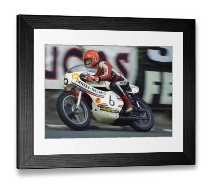 Framed Print : Chas Mortimer (Danfay Yamaha) 1974 Formula 750 TT Framed Print : Chas Mortimer (Danfay Yamaha) 1974 Formula 750 TT