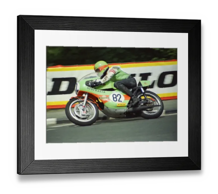 Framed Print : Ross Hedley (Yamaha) 1974 Formula 750 TT Framed Print : Ross Hedley (Yamaha) 1974 Formula 750 TT