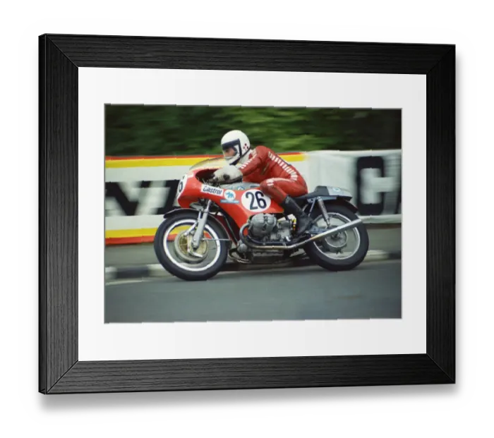 Framed Print : Helmut Dahne (BMW) 1974 Formula 750 TT Framed Print : Helmut Dahne (BMW) 1974 Formula 750 TT