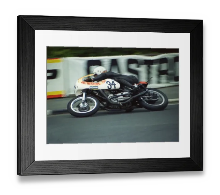 Framed Print : Going down! Bob Steele (Rutherford Norton) 1974 Formula 750 TT Framed Print : Going down! Bob Steele (Rutherford Norton) 1974 Formula 750 TT