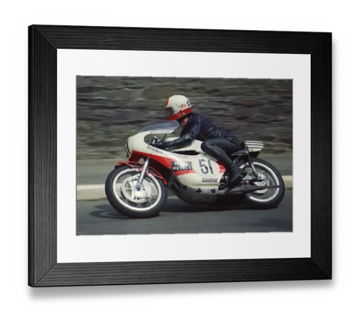 Framed Print : Noel Clegg (Yamaha) 1974 Formula 750 TT Framed Print : Noel Clegg (Yamaha) 1974 Formula 750 TT