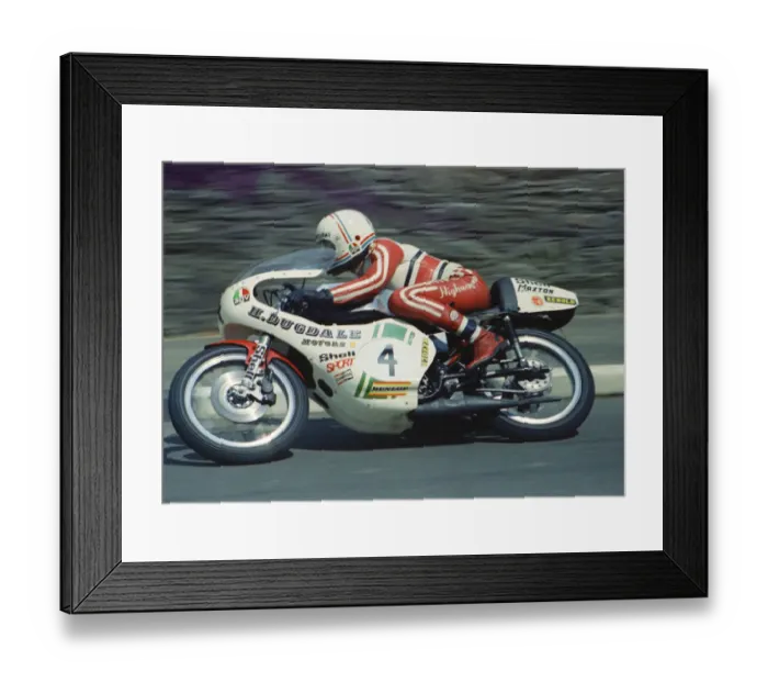 Framed Print : Charlie Williams (Dugdale Yamaha) 1974 Formula 750 TT Framed Print : Charlie Williams (Dugdale Yamaha) 1974 Formula 750 TT