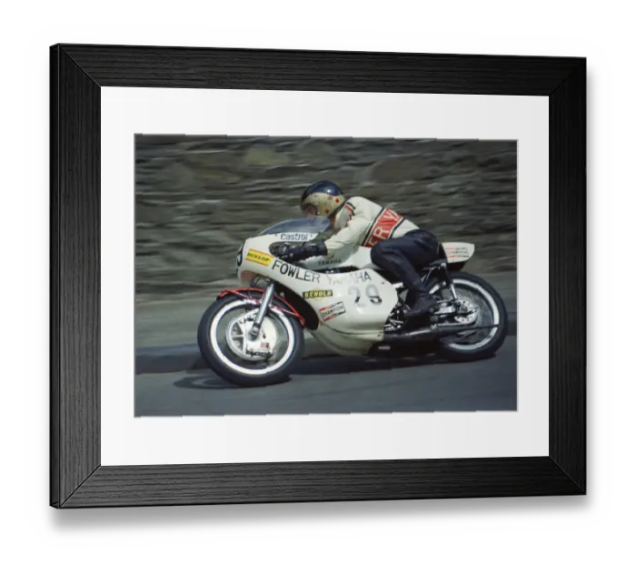 Framed Print : Dennis Trollope (Fowler Yamaha) 1974 Formula 750 TT Framed Print : Dennis Trollope (Fowler Yamaha) 1974 Formula 750 TT