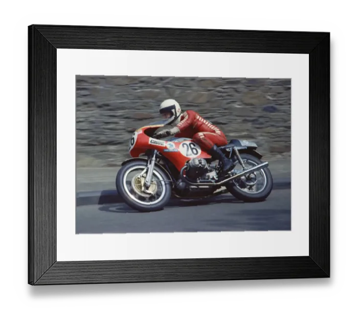 Framed Print : Helmut Dahne (BMW) 1974 Formula 750 TT Framed Print : Helmut Dahne (BMW) 1974 Formula 750 TT