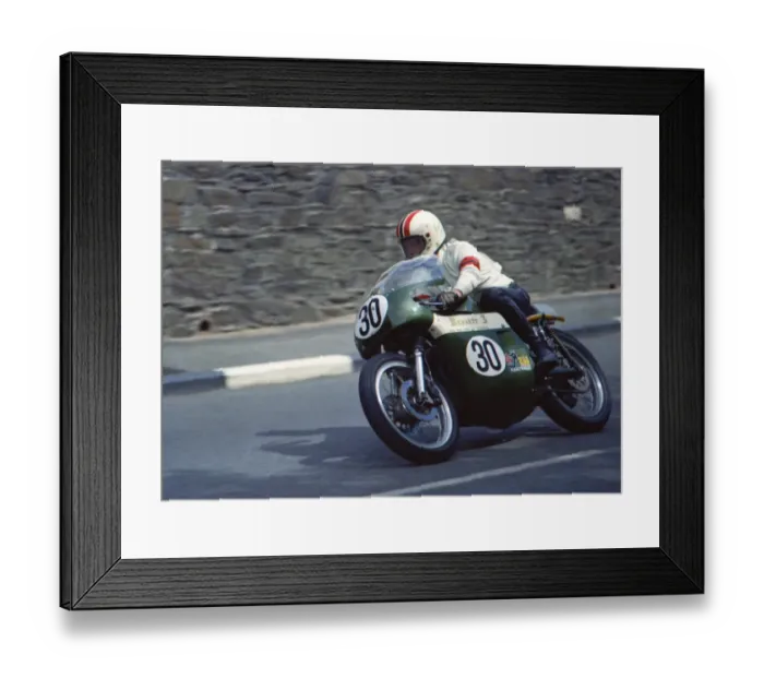 Framed Print : Ernie Pitt (Triumph) 1974 Formula 750 TT Framed Print : Ernie Pitt (Triumph) 1974 Formula 750 TT