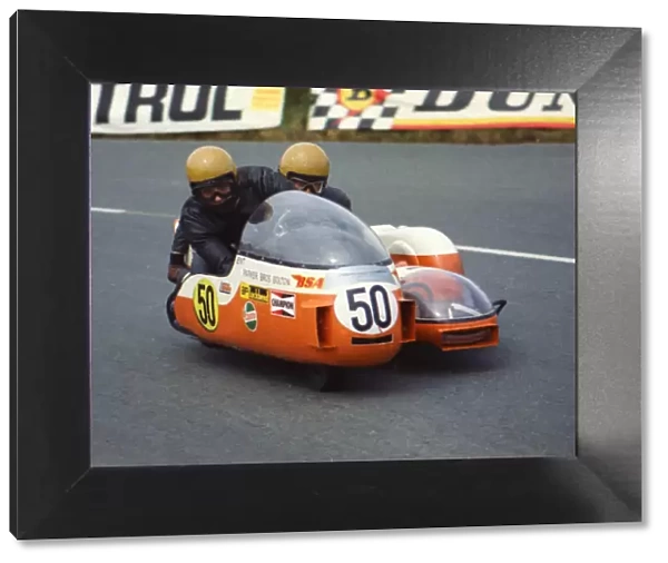 Mick Whitton & Peter Mooney (BSA) 1974 750 Sidecar TT