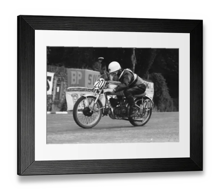 Framed Print : Digby Larque (Anelay) 1955 Ultra Lightweight TT Framed Print : Digby Larque (Anelay) 1955 Ultra Lightweight TT