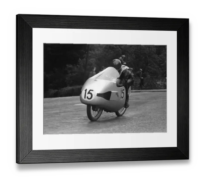 Framed Print : Guiseppe Lattanzi (Mondial) 1955 Ultra Lightweight TT Framed Print : Guiseppe Lattanzi (Mondial) 1955 Ultra Lightweight TT