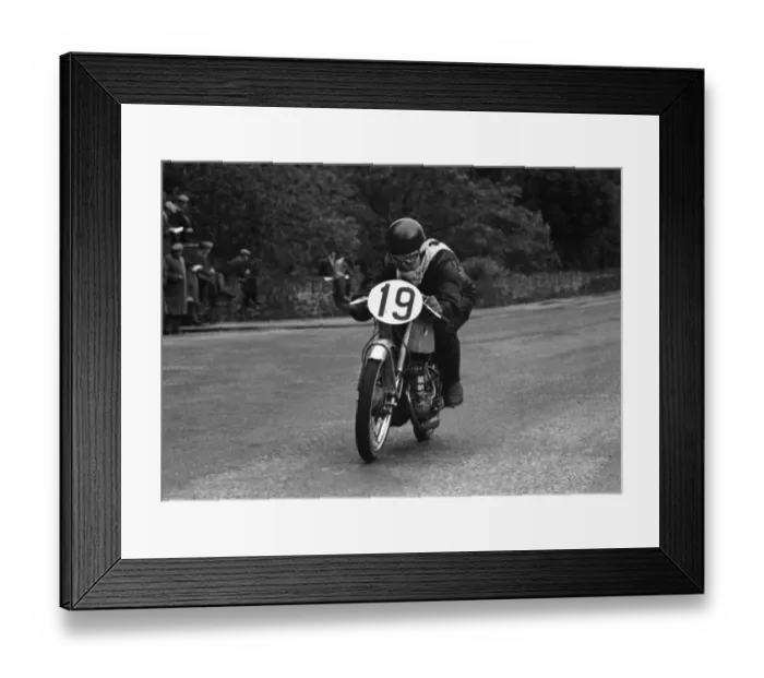 Framed Print : Frank Burman (EMC Puch) 1955 Ultra Lightweight TT Framed Print : Frank Burman (EMC Puch) 1955 Ultra Lightweight TT