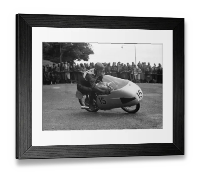 Framed Print : Giuseppe Lattanzi (Mondial) 1955 Ultra Lightweight TT Framed Print : Giuseppe Lattanzi (Mondial) 1955 Ultra Lightweight TT