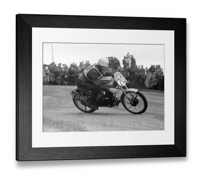 Framed Print : Digby Larque (Anelay) 1955 Ultra Lightweight TT Framed Print : Digby Larque (Anelay) 1955 Ultra Lightweight TT