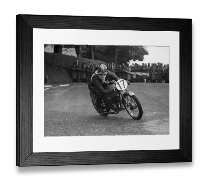 Framed Print : Bert Fruin (EMC Puch) 1955 Ultra Lightweight TT Framed Print : Bert Fruin (EMC Puch) 1955 Ultra Lightweight TT