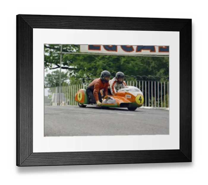 Framed Print : Rolf Steinhausen & Karl Scheurer (Konig) 1974 750 Sidecar TT Framed Print : Rolf Steinhausen & Karl Scheurer (Konig) 1974 750 Sidecar TT