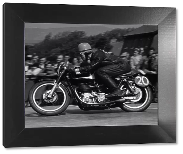 Ken Tostevin (Matchless) 1955 Senior TT