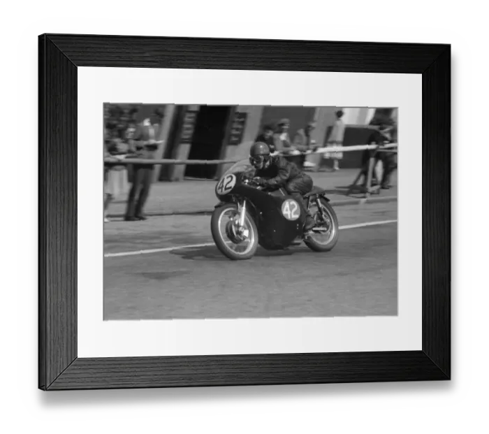 Framed Print : Ken James (AJS) 1959 Junior TT Framed Print : Ken James (AJS) 1959 Junior TT