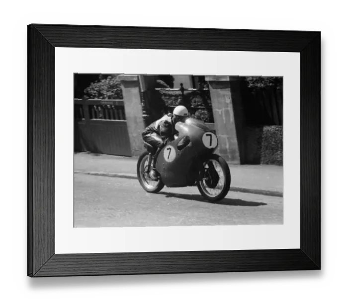 Framed Print : Horst Kassner (NSU) 1959 Lightweight TT Framed Print : Horst Kassner (NSU) 1959 Lightweight TT