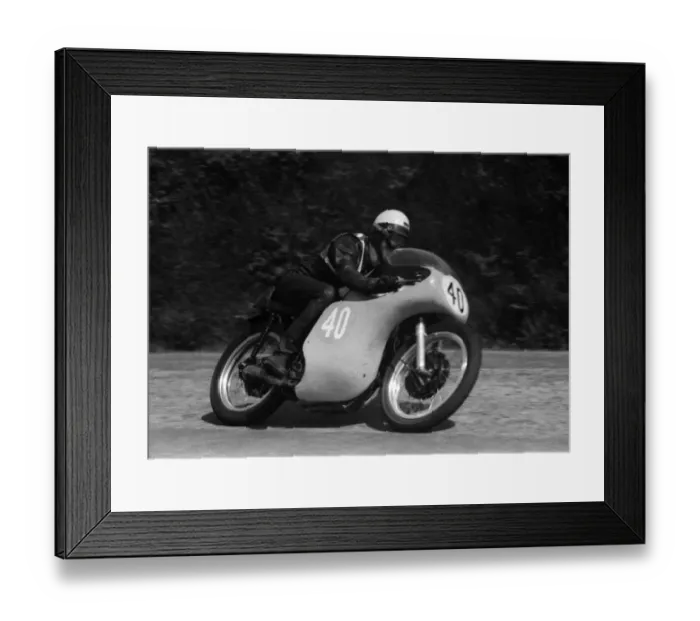 Framed Print : Horst Kassner (Norton) 1959 Junior TT Framed Print : Horst Kassner (Norton) 1959 Junior TT
