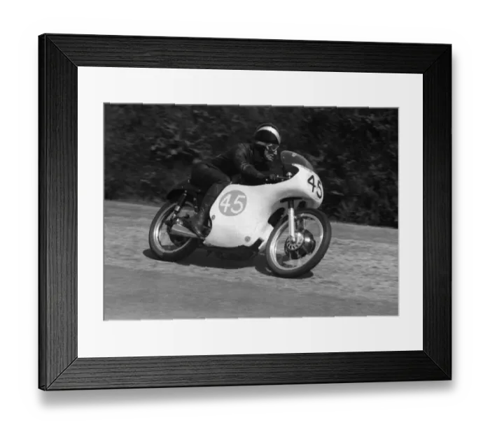 Framed Print : Arthur Wheeler (AJS) 1959 Junior TT Framed Print : Arthur Wheeler (AJS) 1959 Junior TT